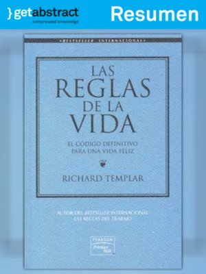 cover image of Las reglas de la vida (resumen)